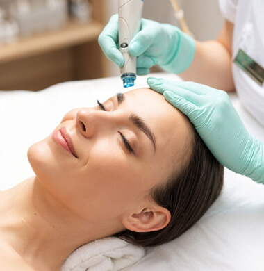 Professional skin treatment at Homa Skin & Laser in Calgary