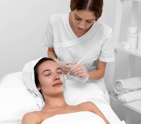 Personalized facial treatment at Homa Skin & Laser in Calgary