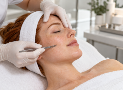 Dermaplaning treatment in Calgary