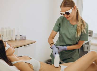 Full Back or Full Abdomen & Chest laser hair removal Calgary